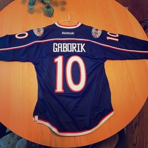 Marian Gaborik Blue Jackets Jersey